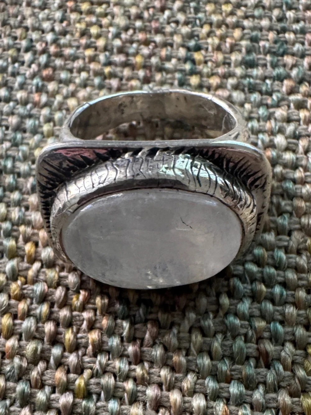 Jesus Maharry Magical Moon Stone Ring Size 8